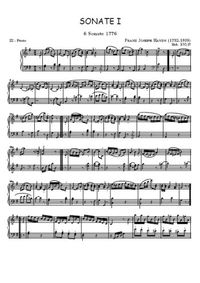 Sonate N°1 III. Presto -